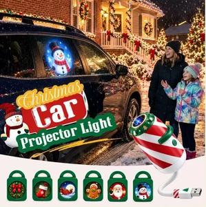 Produits de dropshipping 2027 : Projecteur de voiture portable 5D de Noël, motif Père Noël, décoration de festival, agent de dropshipping - Product Image 2
