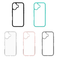 Pour iPhone 2025 étui antichoc pour téléphone portable pour iPhone 17 étui de téléphone en cristal clair
