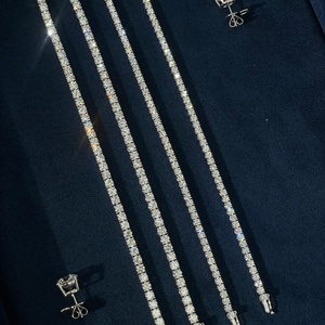 Diamond Tennis <b>Bracelet</b> 14k Gold Diamond 9K 10K 18K Jewelry Lab Grown Tennis Diamond <b>Bracelet</b> - Product Image 2