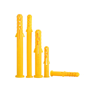 Anclaje de expansión de plástico amarillo resistente para trabajos pesados, anclaje de nylon de inserción con martillo para paredes de hormigón - Product Image 2