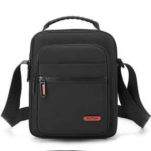 OEM Wholesale Professional <b>Men</b> <b>Bag</b> Coated Fabric Modern Trendy Cases Travel <b>Toiletry</b> Cosmetic Messenger <b>Bags</b> With Handle - Product Image 1