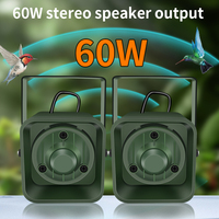 Appareil électronique d'appel d'oiseaux CSSIWE 2X60W avec 210 chansons, son MP3 pour le chèquier, machine d'appel de canards avec minuterie - Vente chaude usine