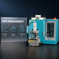 Machine de moulage de bijoux à injection de cire LCD SANEI pour modèles de bagues et de pendentifs, fonctionnement par écran tactile, vidange automatique sous vide, 550W 220V