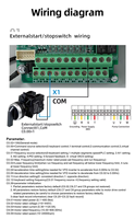 Contrôleur de pompe solaire AC/DC JNN 5,5 kW, convertisseur de fréquence pour l'alimentation en eau à pression constante, contrôle de la vitesse du moteur