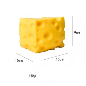 Novedoso Cubo de Queso Triangular Blandito Antiestrés, Bola de TPR Rellena de Harina de Ascenso Lento, Juguete Sensorial para Aliviar el Estrés y la Ansiedad al por Mayor - Product Image 1