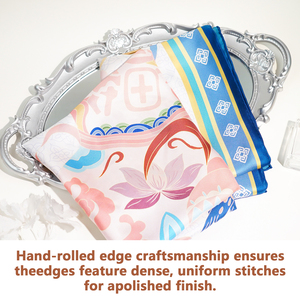 Manufacturer's Low-priced 12/14/16/19MM Silk <strong>Scarf</strong>, Fashionable and Luxurious 100% Silk square <strong>Scarf</strong> versatile - Product Image 2