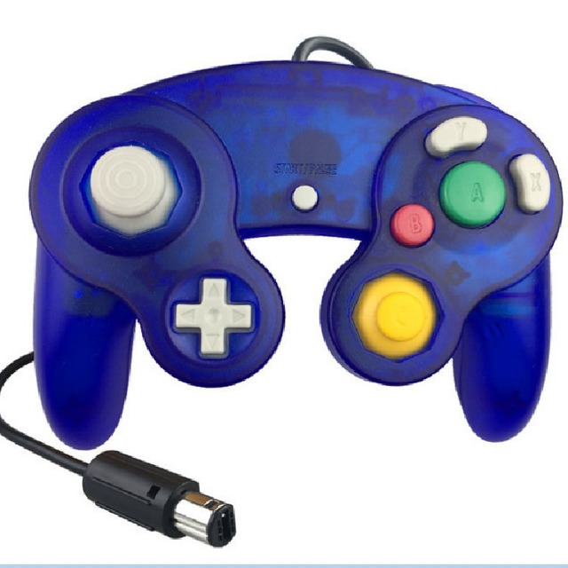 NGC Wired Game Controller with Vibration Compatible with Wii & GameCube 19 Colors Available