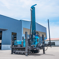 Machine de forage pour puits d'eau avec stabilisateurs hydrauliques, pour l'approvisionnement en eau sur chantier de construction et l'irrigation en zone sèche, compatible avec les commandes en gros