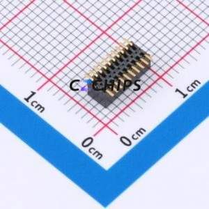 CLE-110-01-G-DV Pin Socket SMD,P=0.8mm Connector ( Pitch: 0.8mm )( Row Spacing: 1.2mm )( Mounting Type: Vertical Mount ) - Product Image 2
