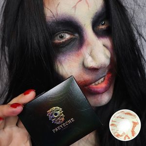 Livraison gratuite Zombie Eye Halloween <span class=keywords><strong>Lentilles</strong></span> De Contact Pseyeche Hollywood Eye Cosplay <span class=keywords><strong>Lentilles</strong></span> Souples <span class=keywords><strong>Lentilles</strong></span> De Contact Kontaktlinsen - Product Image 5