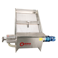 Tamis statique motorisé COBRO automatique 2,2 kW en acier inoxydable 304 (série PL) pour le prétraitement des eaux usées solide-liquide