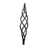 Accessoires en fer forgé de haute qualité en gros pour les pièces de garde-corps en fer forgé Panneaux de clôture Escaliers