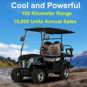 Mini buggy eléctrico de dirección para adultos carrito de golf de 4 plazas todoterreno - Product Image 4