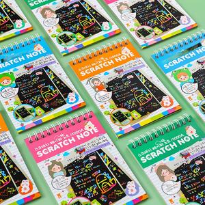 Набор для творчества «Скретч-арт» для детей (унисекс): разноцветные листы для рисования и граффити, идеальный подарок для детского сада - Product Image 4
