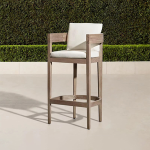 Các Nhà Sản Xuất Bán Chạy Ghế Quán <span class=keywords><strong>Bar</strong></span> Nhà Hàng Gỗ Tếch Ngoài Trời Ghế Nhà Bếp Biệt Thự Sân Thượng Bộ Ghế Bàn Sân Vườn - Product Image 3