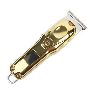 Máquina de Barbería Eléctrica Profesional Recargable Dorada al por Mayor con Carga USB, Batería de Litio y Longitudes Ajustables para Hombres - Product Image 5