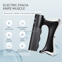 Lame de massage professionnelle Gua Sha pour fascia, chauffage électrique, micro-courant, vibration, soulagement de la douleur musculaire, grattoir de massage