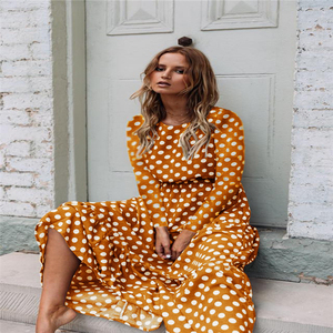 Women Bohemian Long Dress Hot sale Autumn Winter Fashion Printing Female Good Quality Elegant Dress - Product Image 4