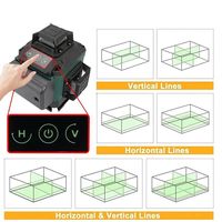 Niveau laser vert numérique 360° rotatif 16 lignes auto-nivelant OEM prix bas