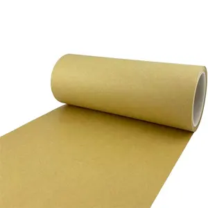 Papel de liberação de scrapbook adesivo kraft dupla face transparente revestido de silicone PE reutilizável dupla face 68gsm