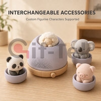 Mignonne figurine de mouton NFC, haut-parleur interactif, lecteur audio pour enfants, raconteur d'histoires, boîte à musique, base en bois OEM, machine sonore