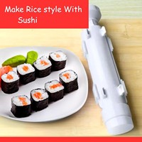 Kit de fabrication de sushis 20 en 1, tapis en bambou, moule, spatule à riz, ensemble d'outils pour débutants, tube à sushi, tube à sushi pop-up