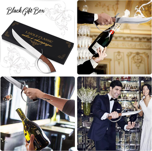 Couteau de sécurité en acier inoxydable à lame à pointe tombante, ouvre-bouteille de <span class=keywords><strong>vin</strong></span>, design luxueux, robuste, cadeau promotionnel, fêtes, bois - Product Image 6