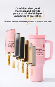 Vaso Térmico Personalizado Stanley de 40oz con Asa, Diseño Original de Bola de Nieve, Ecológico, de Acero Inoxidable con Aislamiento al Vacío - Product Image 5