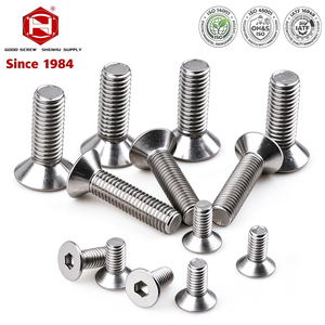 Ready Stock Hex Socket Countersunk <b>Head</b> <b>Screw</b>, A2 Stainless Steel Metric Allen Flat <b>Head</b> Bolt - Product Image 1