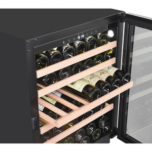 Clima <span class=keywords><strong>Wine</strong></span> Cooler Control Refrigerador Faia Madeira Luxo Sólido Não Alcoólico Vinho Temperatura Eletrônica Ventilador Refrigeração 110 VI60S - Product Image 6