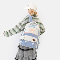Sac à dos étudiant 3 pièces, ensemble de sacs d'école tendance et mignons pour filles, adolescents, et femmes