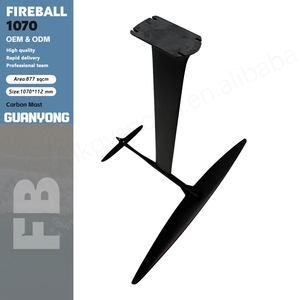 Bola de fuego personalizada de fábrica 1070, fibra de carbono ultraligera, deportes acuáticos, tabla de surf para Eoil Surfing SUP Paddle Wing Kte Foil Hydrofoil - Product Image 1