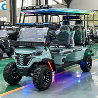 Voiturette de golf électrique Robetaa en gros, véhicule utilitaire, voiturette de golf 6 places de luxe avec certification CE