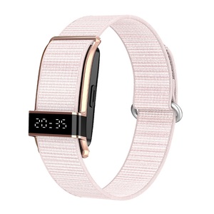 New S18 Smart Bracelet with Screen Zinc Metal Band Gold Silver Black for Women Men Fashion Waterproof - Product Image 1