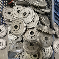 Disque d'impulsion OEM personnalisé moulé sous pression avec pales radiales pour équipement de pompage