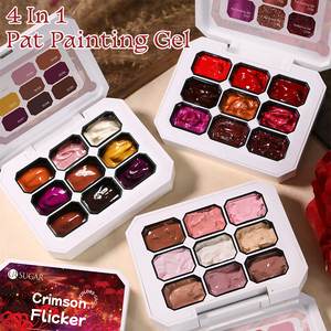 Paleta de Gel para Pintar Uñas UR SUGAR Pat Pat, Libre de HEMA y TPO, Transferencia Múltiple, Estampado de Arte de Uñas, Paleta de Pintura de Gel de un Solo Trazo, Color Completo - Product Image 1