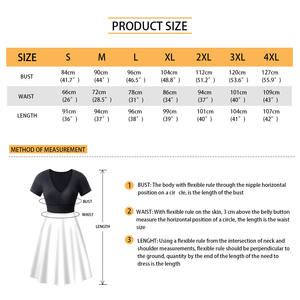Vestido de bolsillo transpirable, patrón de nota musical de guitarra, vestido elegante informal para mujer con salida de fábrica, ropa <span class=keywords><strong>femenina</strong></span>, faldas Midi - Product Image 6