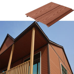 Revestimiento de Pared Decorativo de Madera y Plástico Compuesto para Exteriores, Resistente al Agua, Panel de Pared con Relieve Anti-UV WPC - Product Image 5