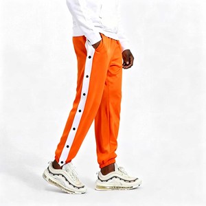 Pantalones de Baloncesto de Alto Rendimiento con Cintura Elástica, Corte Recto y Frente Plano - Botones a Presión Personalizados - Product Image 4
