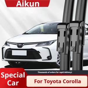 Pare-brise universel de 26 "+ 16" pour Toyota Corolla, lame d'essuie-glace plate en caoutchouc naturel - Product Image 2