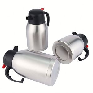 Termo de Acero Inoxidable con Asa, Termo de Doble Capa, Hervidor de Gran Capacidad, Hervidor de Agua para Té y Café - Product Image 4
