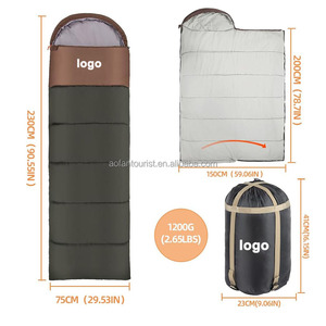 Sobre mochilero ligero 4 estaciones al aire libre adultos individual Camping saco de dormir para senderismo aventuras al aire libre - Product Image 2