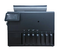 Compteur de pièces automatique Jinrui JBY-CC02B avec séparateur, trémie 400 pièces, écran LCD, construction métallique, détection de contrefaçon pour banques