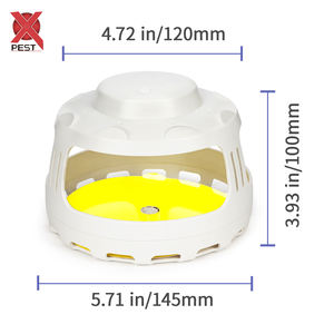 X-haşere OEM sivrisinek tuzağı dahili pil ile 2 ışıkları için cazibe güveler/sivrisinek/pire/akarlar/Bedbugs yapışkan meyve sinek tuzak - Product Image 5