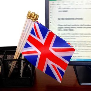 Tela de poliéster personalizada, portador de la bandera británica que agita Union Jack, decoración personalizada para el hogar, Mini bandera - Product Image 6