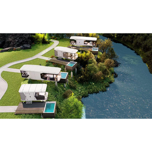 38 Metros Cuadrados EE. UU. Mercado Prefabricado <span class=keywords><strong>MAX</strong></span> Modern Tiny Home Hotel <span class=keywords><strong>Office</strong></span> Space Capsule House - Product Image 5