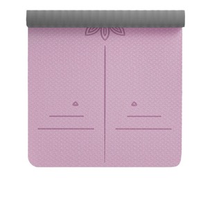 Tapis de <span class=keywords><strong>yoga</strong></span> universel transfrontalier en TPE, 8 mm d'épaisseur, absorbant les chocs, antidérapant, avec sangle de transport, longueur 183 cm, respectueux de l'environnement - Product Image 5