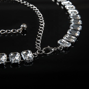ELLE DANSES Oriental Danse Du Ventre Métal <span class=keywords><strong>Argent</strong></span> Transparent Diamant Hanche Taille Chaîne <span class=keywords><strong>Ceinture</strong></span> Ceintures pour Femmes Adultes Danseurs Du Ventre - Product Image 5