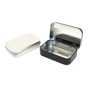 <span class=keywords><strong>88</strong></span>*60*15mm özel kapak kapak kare teneke kutu gıda sınıfı menteşeli küçük Mini teneke kutu - Product Image 2