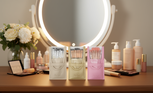 Set de Brochas de Maquillaje Hi Oh de 10 Piezas, con Mango Metálico y Pelo Sintético, Ideal para Viajes, Aplicación de Base Facial - Product Image 2